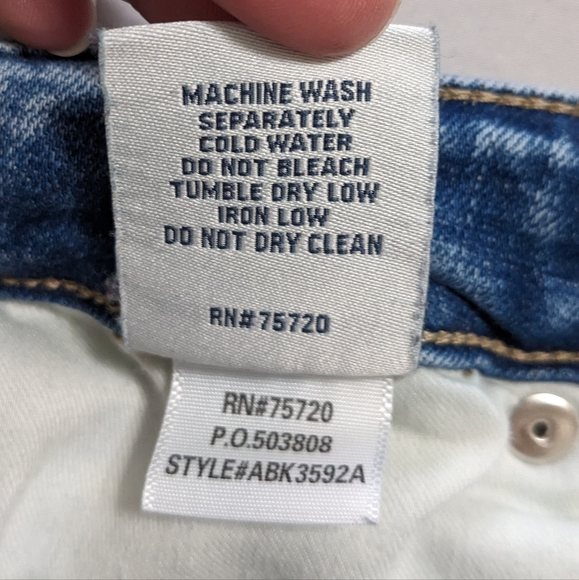 SOLD Buckle BKE Parker High Rise Ankle Skinny Ripped Jeans sz 33 (14/16) - Picture 7 of 7